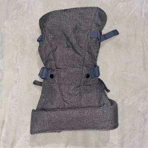 YOU+ME 4-in-1 Newborn/Toddler Front & Back Carrier with Bandana Bib (Grey Mesh)